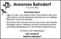 eine Anzeige